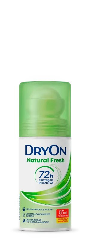 Desodorante Roll-On Dryon Natural Fresh Proteção Intensiva 85ml