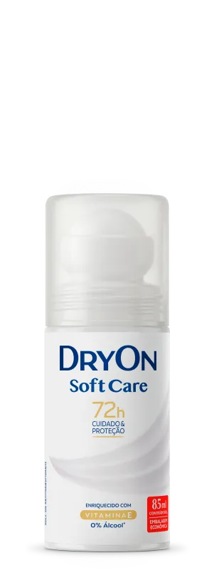Desodorante Roll-On Dryon Soft Care Hidratação Avançada 85ml